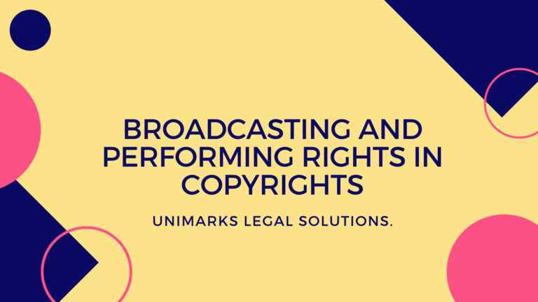 Broadcasting And Performing Rights In Copyrights